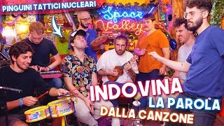 Indovina la PAROLA dalla CANZONE ft Pinguini Tattici Nucleari [upl. by Clyde]