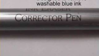 Ink eraser and corrector pen to remove ink mistakes [upl. by Mattheus542]