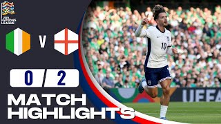 Ireland vs England  02  Highlights  UEFA Nations League 202425 [upl. by Eresed741]