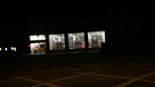 Gloucestershire Fire and Rescue Service Turnout from Gloucester North Fire Station [upl. by Alue]