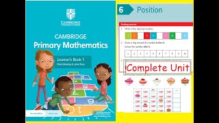 Cambridge Primary Mathematics Grade 1  unit 6 Positions [upl. by Rentsch]