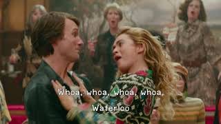 Mamma Mia Here We Go Again  Waterloo Lyrics 1080pHD [upl. by Notsgnik]