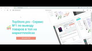 Краткий видеообзор сервиса TopStorepro Выкупы отзывы анализ позиций анализ продаж Wildberries [upl. by Mccafferty]