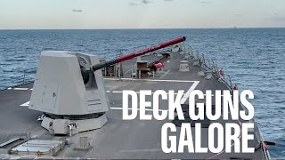 Deck guns galore at Surface Navy conference [upl. by Oiragelo]