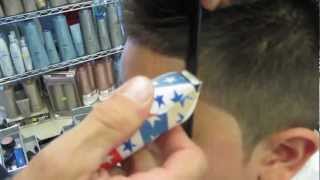 Jasons Frohawk fade clipper haircut video HD Envy [upl. by Hacker]