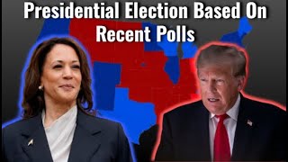 Presidential Election Map According to Recent Polls Harris Vs Trump September 2024 [upl. by Isyad]