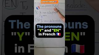 The pronouns quotYquot and quotENquot in French 🇨🇵  Learn French grammar with us apprendrelefrançais [upl. by Ayahc]