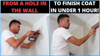 How to Patch Drywall Fast and How Much I Charge For it [upl. by Bertrando798]