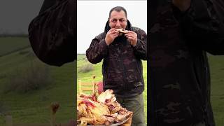 Ruddy crust and Tender Flesh of Chicken on Coals Rustic Cooking Method  Cooking Video food [upl. by Hoj]