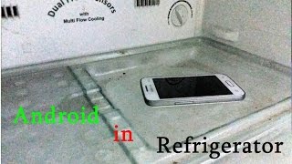 Android Phone in Refrigerator D [upl. by Akenet499]