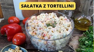 Sałatka z tortellini Gotowa w 15 minut Szybka i prosta przekąska na imprezę [upl. by Gnart]