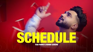 SCHEDULE OFFICIAL VIDEO  TEGI PANNU  MANNI SANDHU  NEW PUNJABI SONG 2024 [upl. by Hakkeber723]