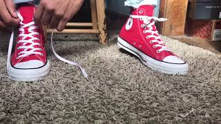 HOW TO TIE CONVERSE [upl. by Eelik]