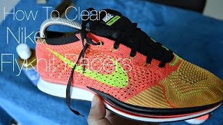 How To Clean Nike Flyknit Racers [upl. by Olenka]