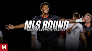 Maryland Mens Soccer  Kimani StewartBaynes Selected in MLS SuperDraft [upl. by Anaimad]