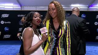 2023 STELLR AWARDS BLUE CARPET  QUIANNA CRUTE [upl. by Etat]