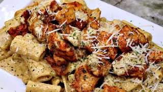 Creamy Pesto Chicken Pasta Recipe  30 Minute Meal [upl. by Hepsoj]