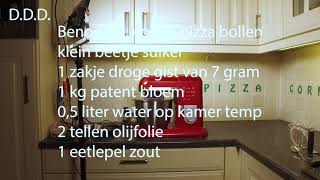 Pizzadeeg maken deel 1 van 3 Hoe maak je verse pizzas masterclass [upl. by Ingunna]