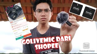 Review wireless mic dari shopeeGoLiveMic review unboxing wirelessmic mrjojo [upl. by Letnom258]