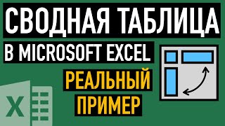 Создание сводной таблицы в Excel Реальная задача [upl. by Pierce]