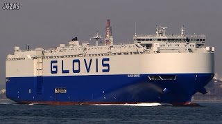 Shipspotting Japan  MV GLOVIS SUNRISE Vehicles carrier 自動車船 HYUNDAI GLOVIS 2015MAY [upl. by Olegnad579]