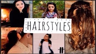 Easy to do Everyday Fall Hairstyles [upl. by Ahsiemak]