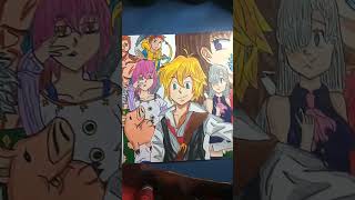 DESENHEI NANATSU NO TAIZAI sete pecados capitaisnanatsunotaizai art drawing shorts viralshort [upl. by Enuj]