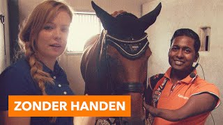 Paardrijden zonder handen  PaardenpraatTV [upl. by Yelnikcm599]