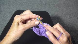 GARTER RIB STITCH IN THE ROUND [upl. by Downes]