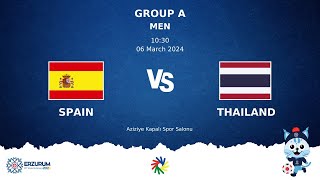 SPAIN vs THAILAND  Futsal DEAFLYMPICS ERZURUM 2024  Men Group Stage [upl. by Eneri351]