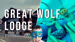 Great Wolf Lodge Poconos Water Park Tour 2023 [upl. by Him]