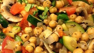 Curried Veggie and Chickpea Stir Fry  EASY TO LEARN  ALL RECIPES [upl. by Sid226]