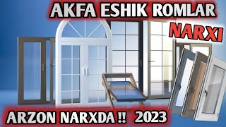 ARZON AKFA ESHIK ROMLAR NARXI 2023 ARZONGA YASAB BERISHADI  SAMARKAND Shehroz tvShexroz tv [upl. by Alyam]