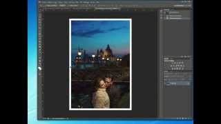 04 Comment créer un cadre sur vos photos avec phototshop [upl. by Hildagarde]