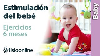 5 ejercicios para ESTIMULAR a mi BEBÉ de 6 MESES [upl. by Ameyn]