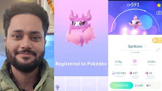 How to Evolve Spritzee in Pokémon GO [upl. by Nattie]