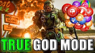 BLACK OPS 6 ZOMBIES LIBERTY FALLS INFINITE GODMODE ROUND 100 [upl. by Nilrac]