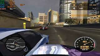 NFS MW Circuit 1 City Perimeter 1st Lap 132943 BMW No Nos Online by MWFxShido [upl. by Babs]