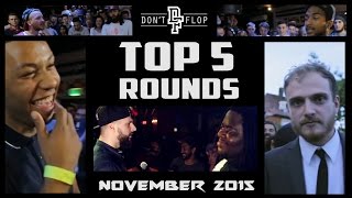 Top 5 Rap Battle Rounds November 2015  Funny Compilation [upl. by Atilegna496]