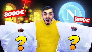 🤑 HO SPESO 1000€ in uno STORE del NAPOLI 💙 Shopping di NATALE🎄🎁 [upl. by Aizahs]