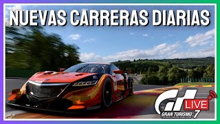 🔴 DIRECTO  Gran Turismo 7 Nuevas Carreras Diarias  Semana en SPA con Gr2 [upl. by Hollinger]