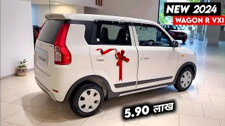 Maruti Suzuki Wagon r 2024 new model in india Wagon r vxi 2024 on road price features review [upl. by Kiersten391]