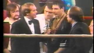 Thériault vs McMorris FebruaryFévrier 1981 Entrevue ESPN Interview [upl. by Ahsied]