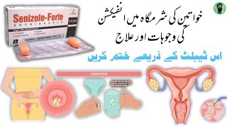 Secnidazole tablet uses  How to use Senizole Forte Tablet for Vaginal Infection Treatment in Urdu [upl. by Kcirrag]