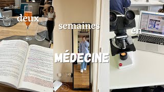 STUDY VLOG  deux semaines en médecine [upl. by Nilrev390]