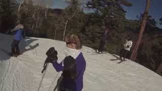 Ski patrol hit by out of control snowboarder [upl. by Eloken]