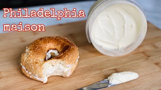 RECETTE DU FROMAGE À LA CRÈME STYLE PHILADELPHIA MAISON🧀 CREAM CHEESE FACILE  Deli Cuisine [upl. by Ahsikyw]