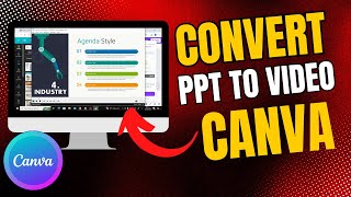 How To Convert PPT To Video in Canva  Easy StepbyStep Tutorial [upl. by Alphonsine]