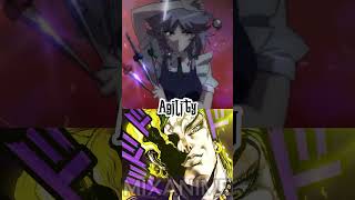 Sakuya Izayoi vs DIO 1v1 anime jojosbizzareadventure touhou animeedit animeedits sakuyaedit [upl. by Cranford]