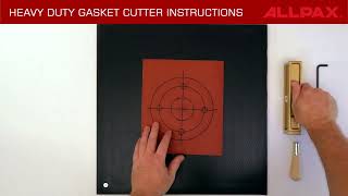 Allpax Heavy Duty Gasket Cutter Kit Instructional Video [upl. by Milt181]